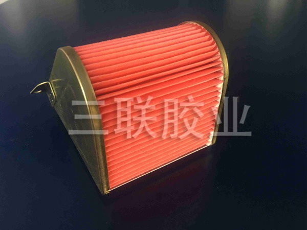 Water based motorcycle filter cartridge special adhesive